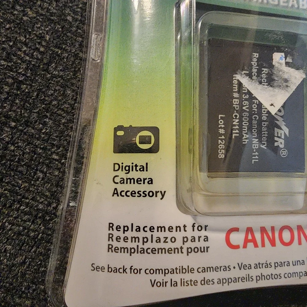 Digipower Digital Camera‎ Rechargeable Battery Canon NB-11L Sealed New